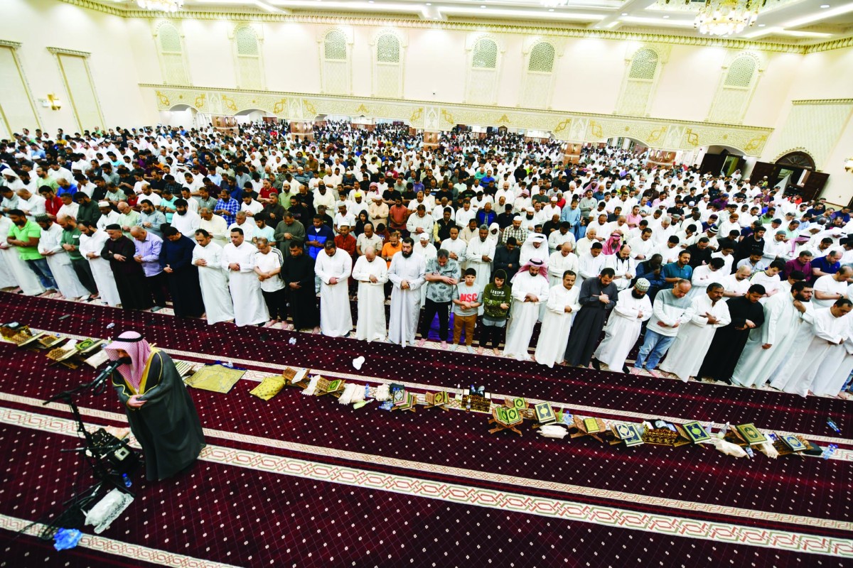 مسجد الغانم والخرافي احتضن 10 آلاف مصلٍّ في ليلة الـ22
