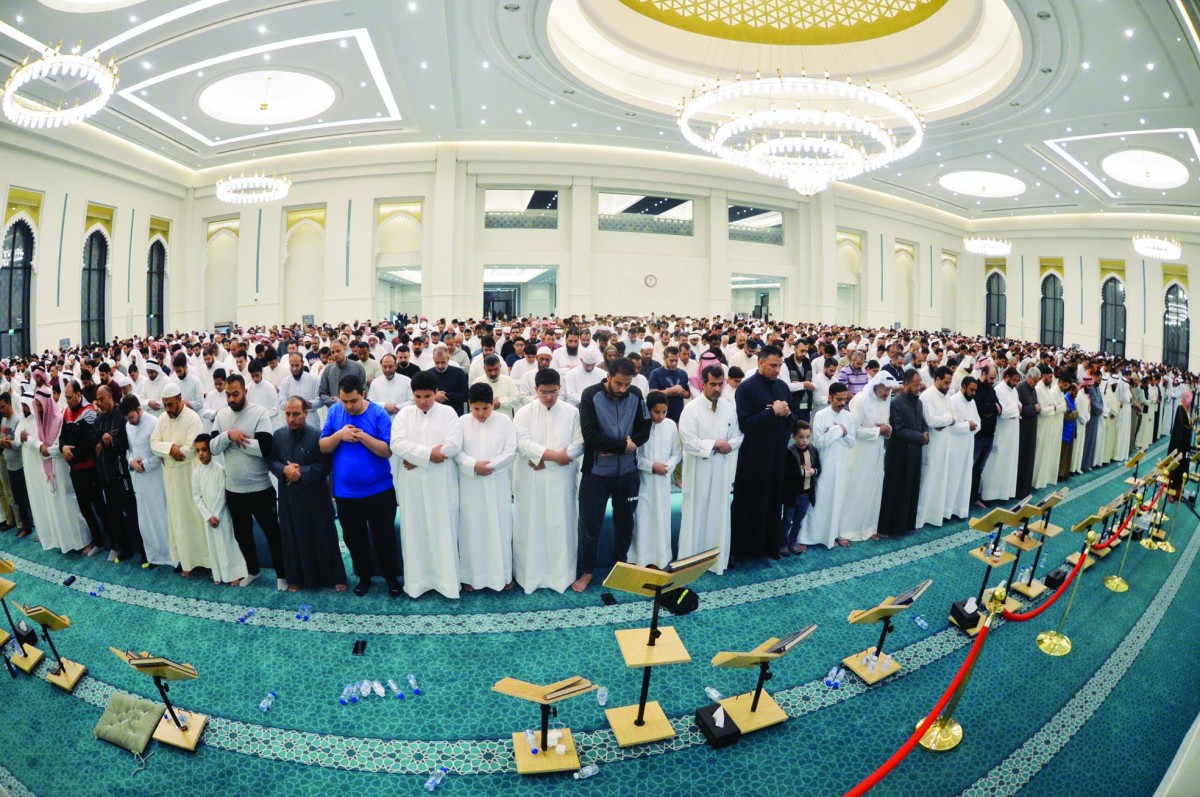 مسجد الغانم والخرافي احتضن 10 آلاف مصلٍّ في ليلة الـ22