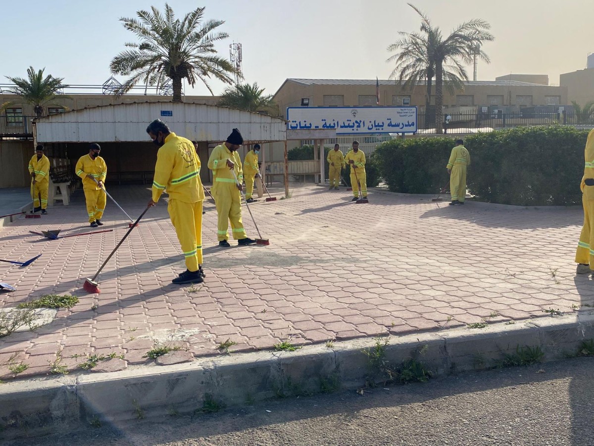 البلدية: فرق النظافة سخرت إمكاناتها اللوجستية لتجهيز مراكز الاقتراع في 124 مدرسة