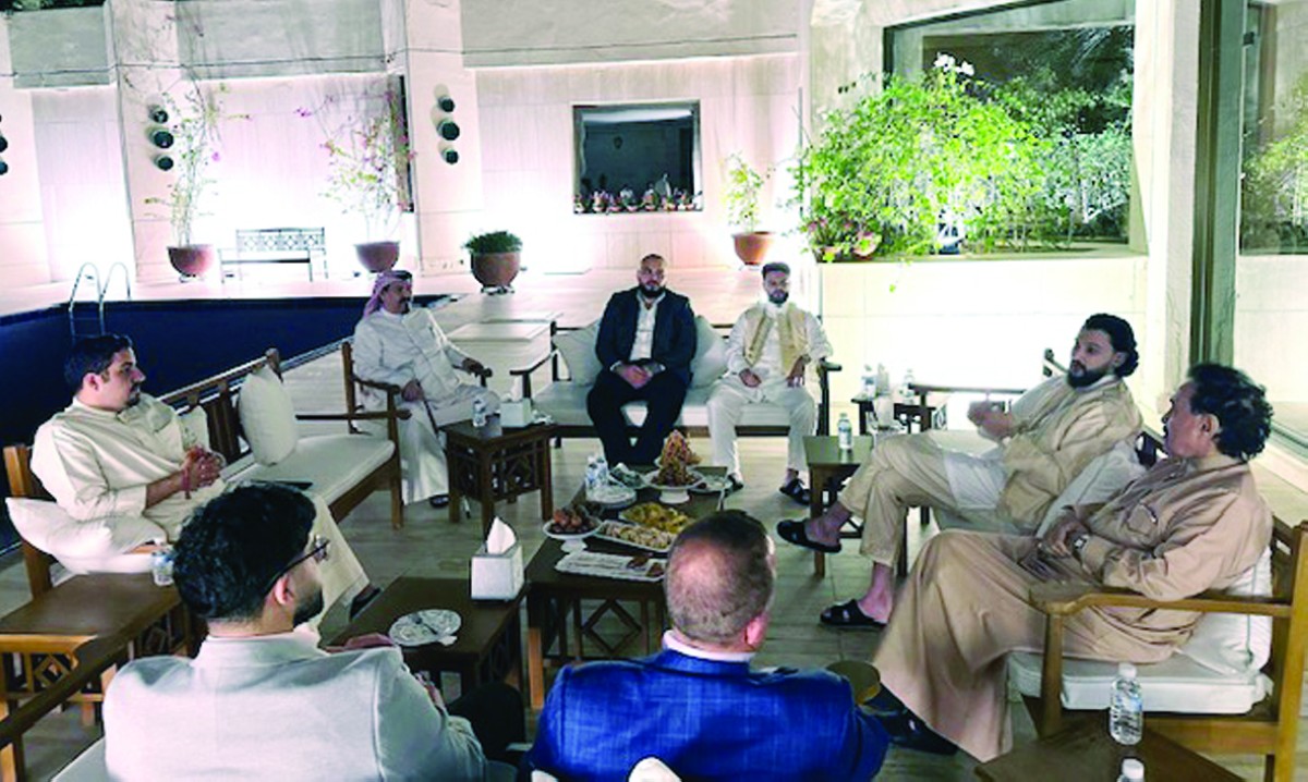 العميد استقبل رجال أعمال ليبيين وعراقيين