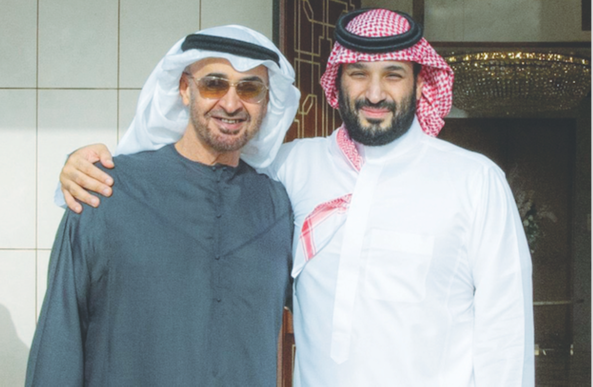 ولي العهد السعودي يستقبل رئيس الإمارات في الخُبر