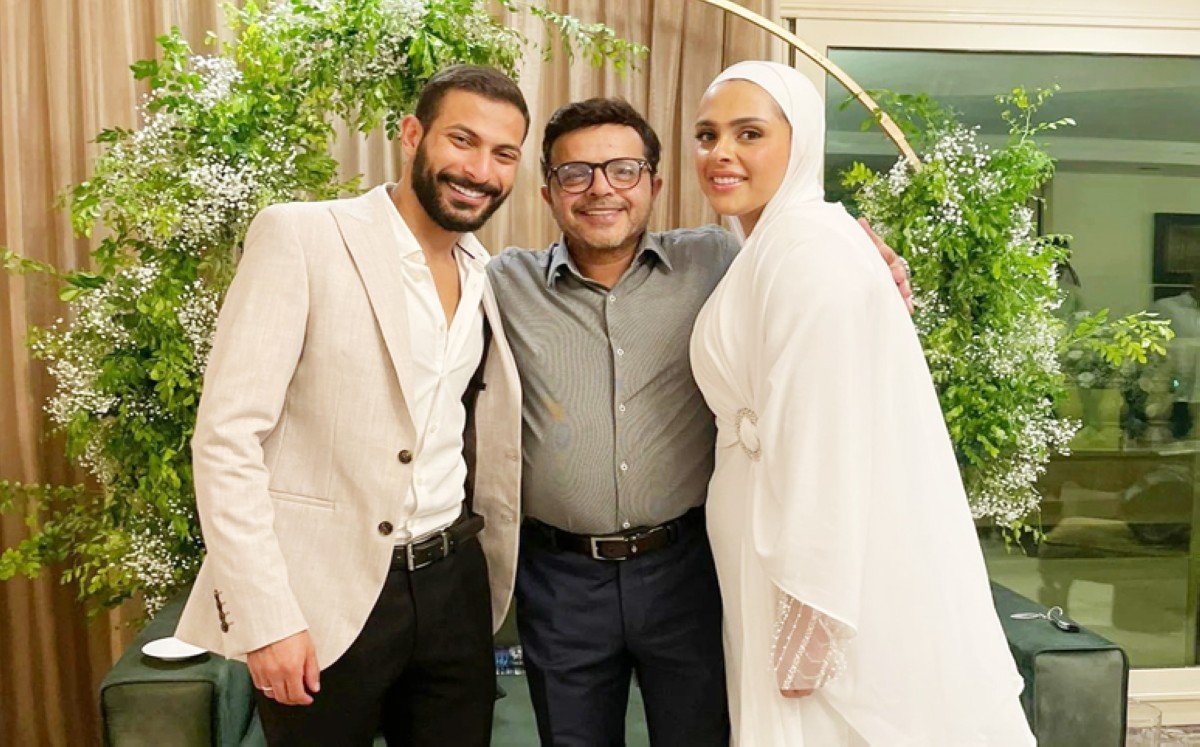 خطوبة  فريدة محمد هنيدي