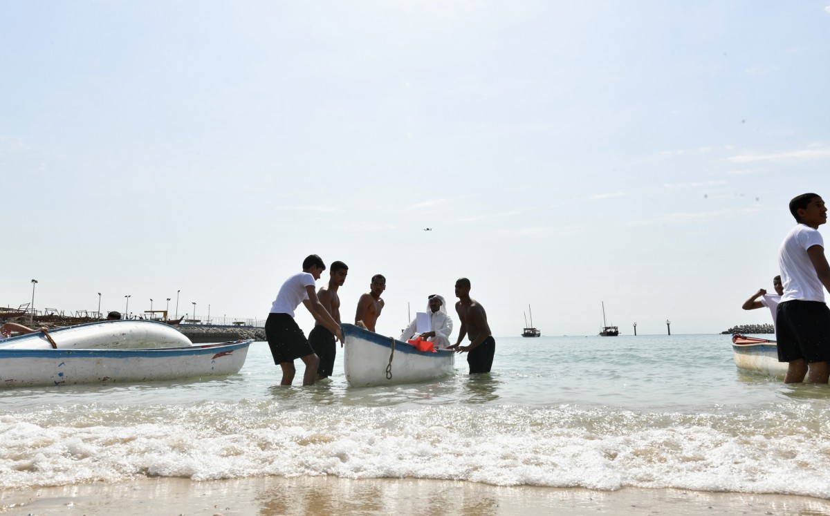 يوم 'الدشة'... 150 شاباً يُحيون ذكرى الغوص