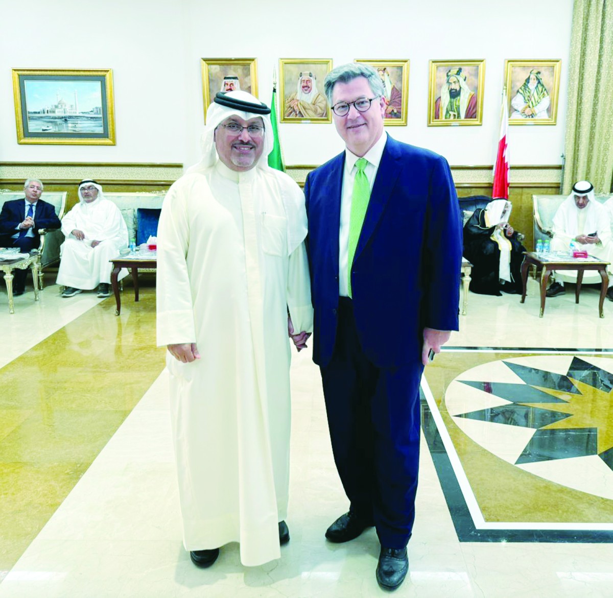 ديوانية سفارة البحرين تستقبل ضيوفها