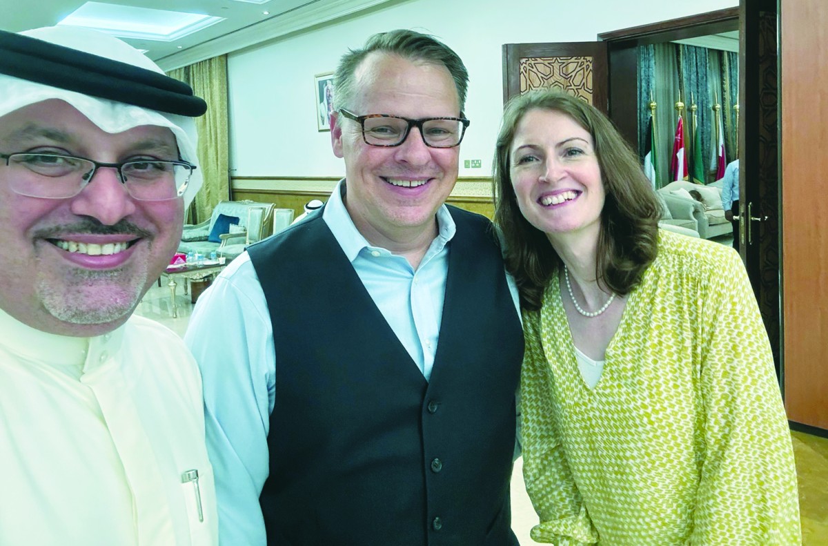 ديوانية سفارة البحرين تستقبل ضيوفها