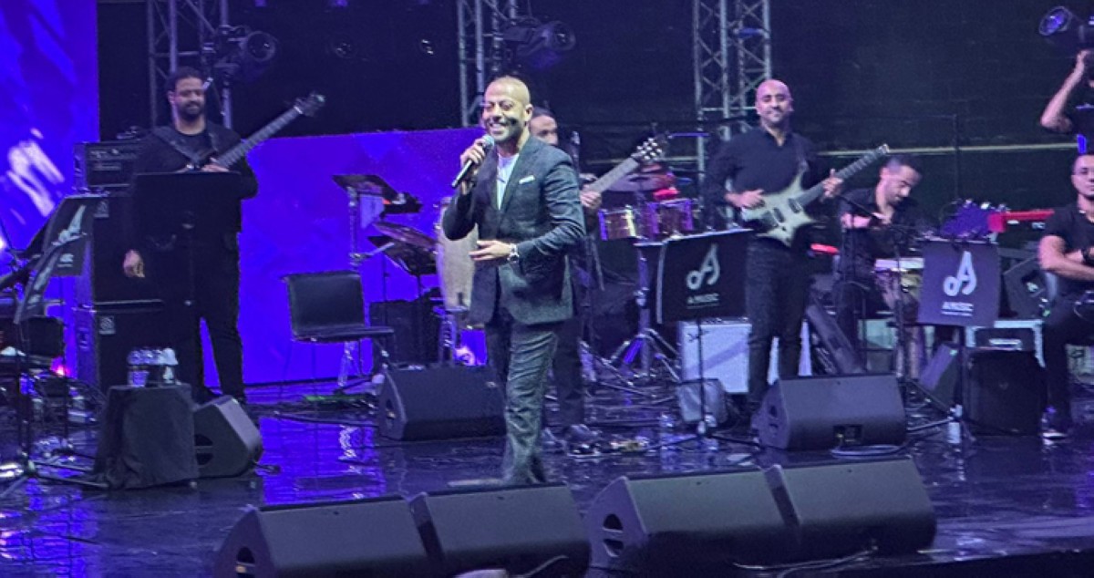 هاني شاكر سحر الجمهور وتامر عاشور أشعل الأجواء رومانسية بحديقة الشهيد