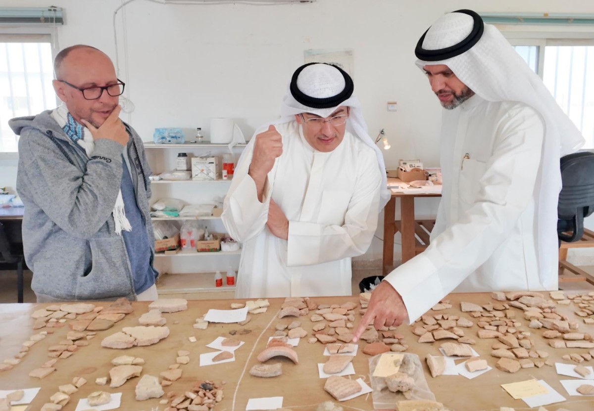 اكتشاف معبد من العصر البرونزي لحضارة دلمون في جزيرة فيلكا