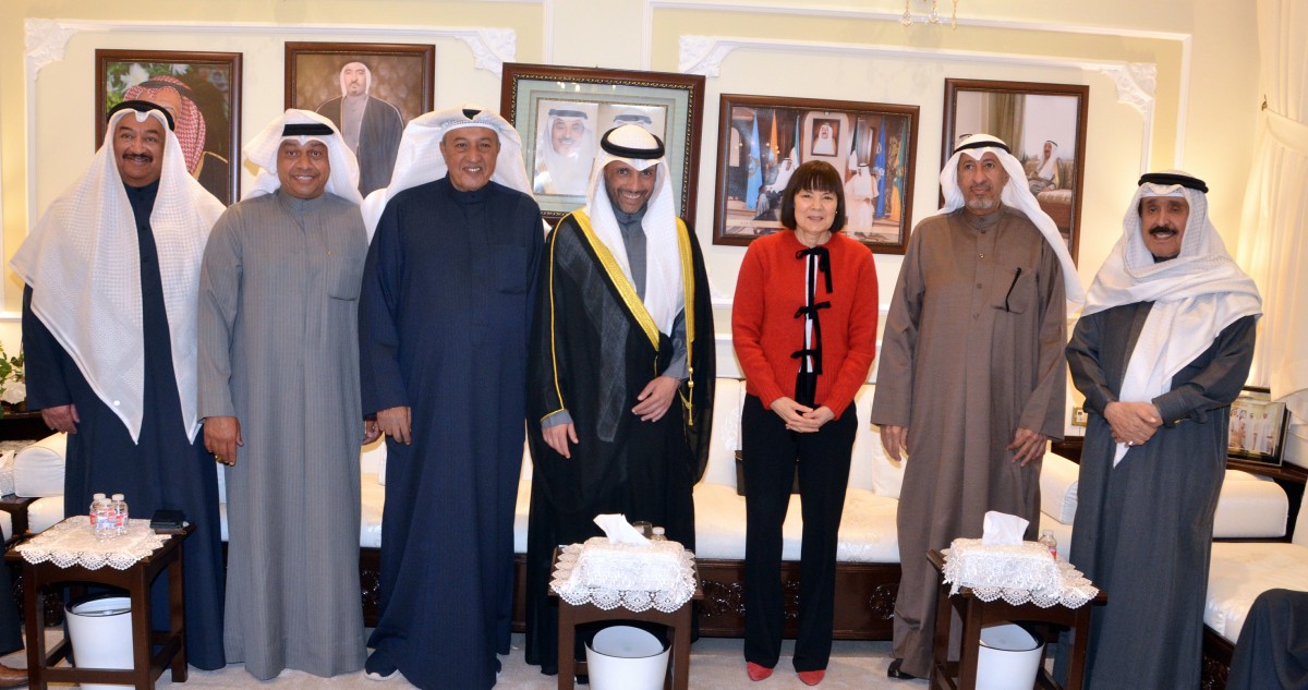 ديوان الدغيشم يستقبل المهنئين... مبارك عليكم الشهر