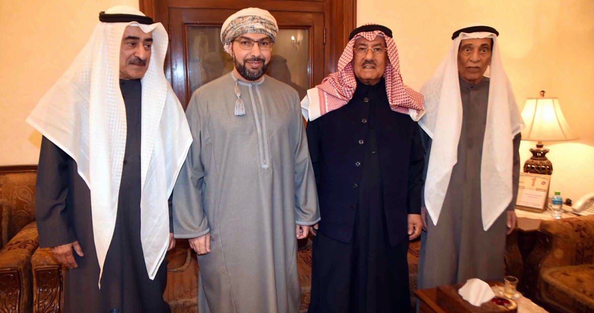 ديوان الروضان يستقبل المهنئين برمضان