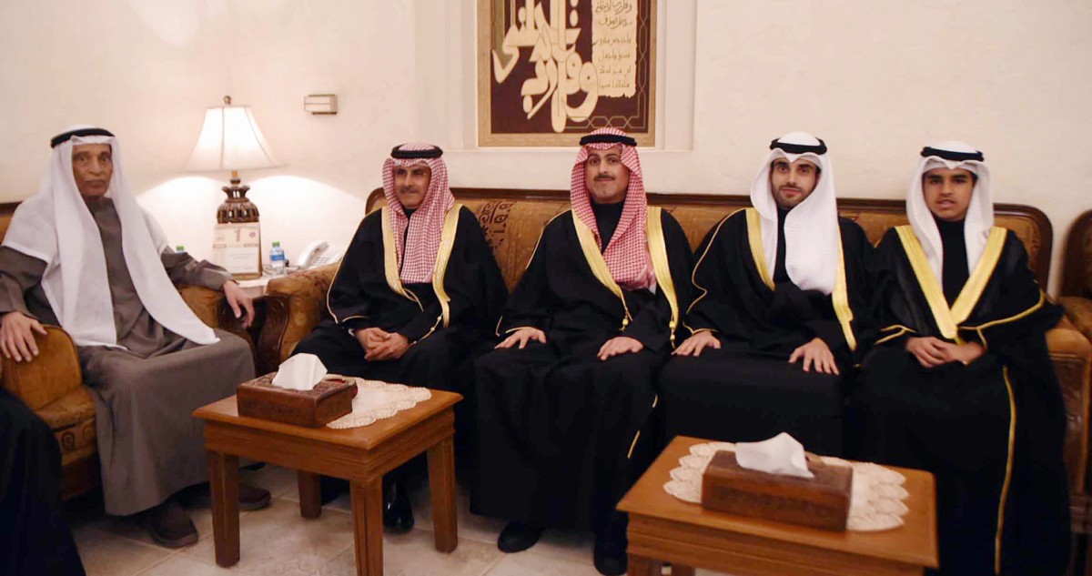 ديوان الروضان يستقبل المهنئين برمضان