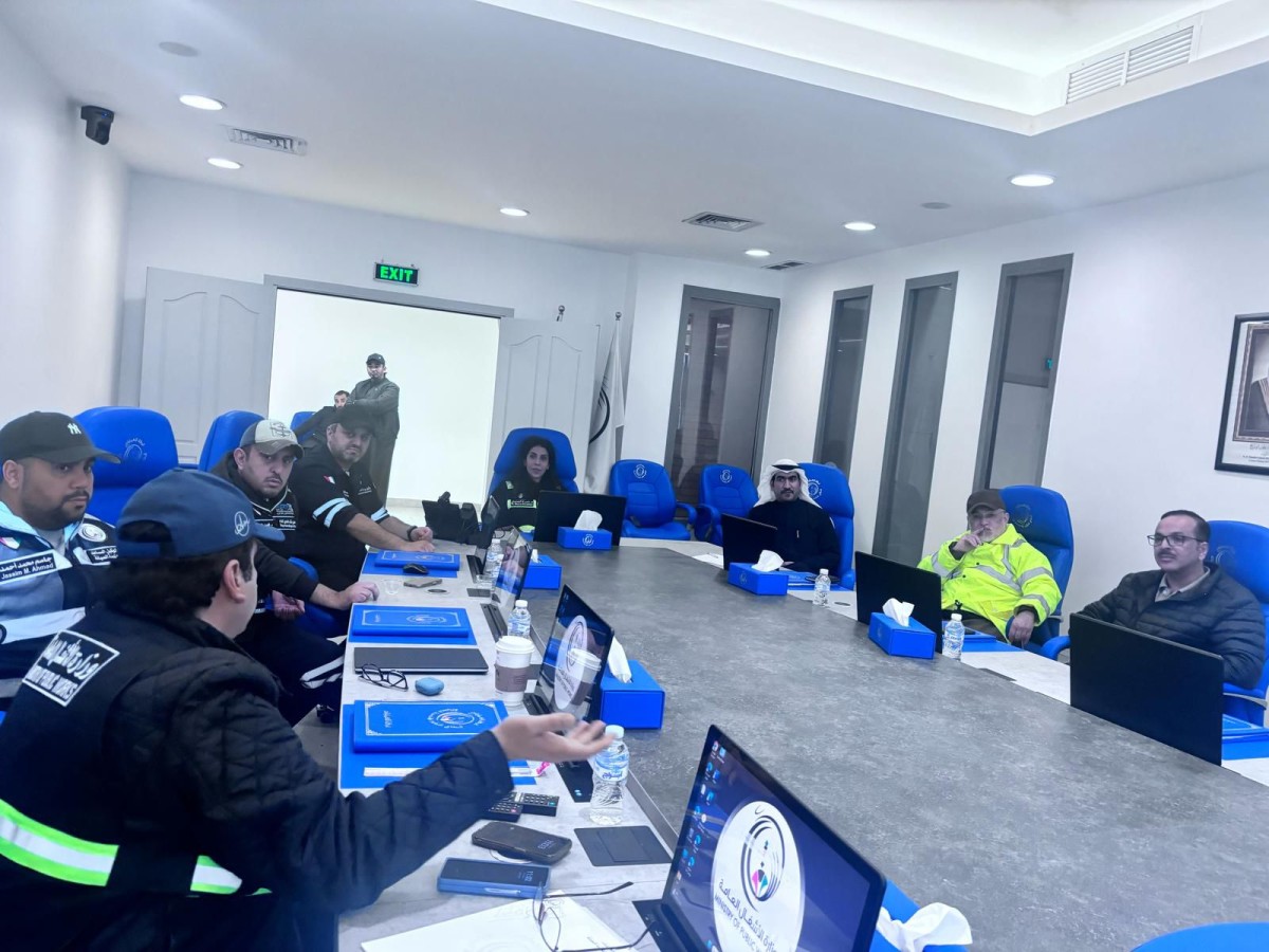 وزيرة الأشغال تتابع تداعيات الأمطار من غرفة العمليات المشتركة