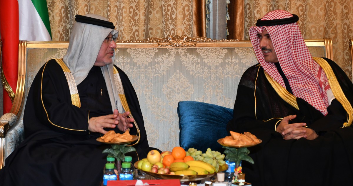 ديوانية سفارة البحرين استقبلت المهنئين بالشهر