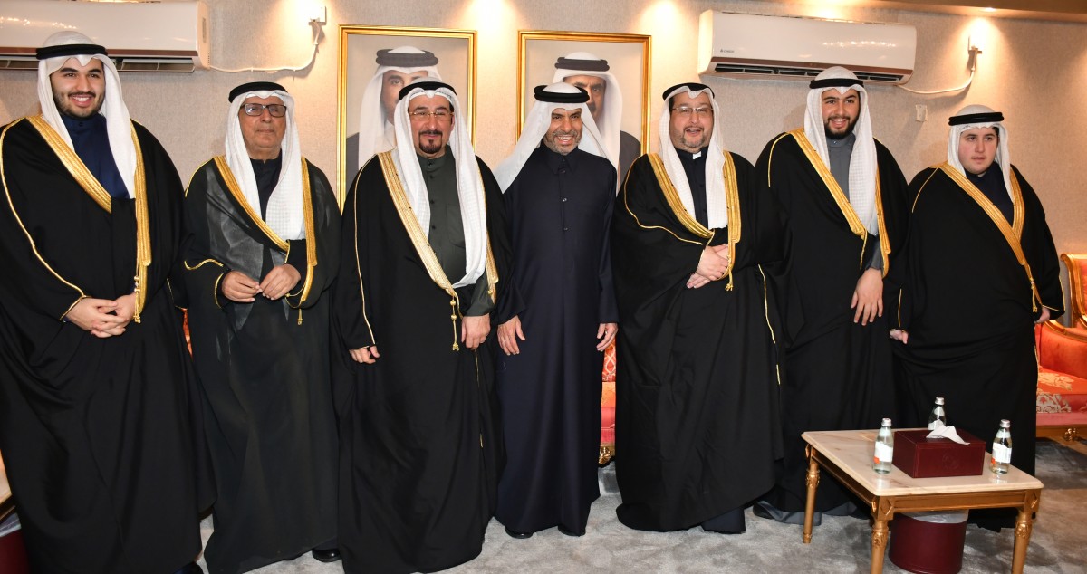 ديوانية سفارة البحرين استقبلت المهنئين بالشهر