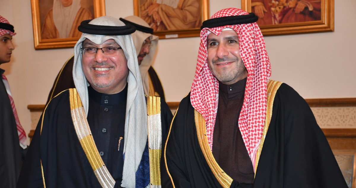 ديوانية سفارة البحرين استقبلت المهنئين بالشهر