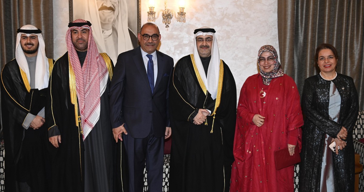 الأخوان عبدالله ومبارك سالم العلي استقبلا المباركين برمضان