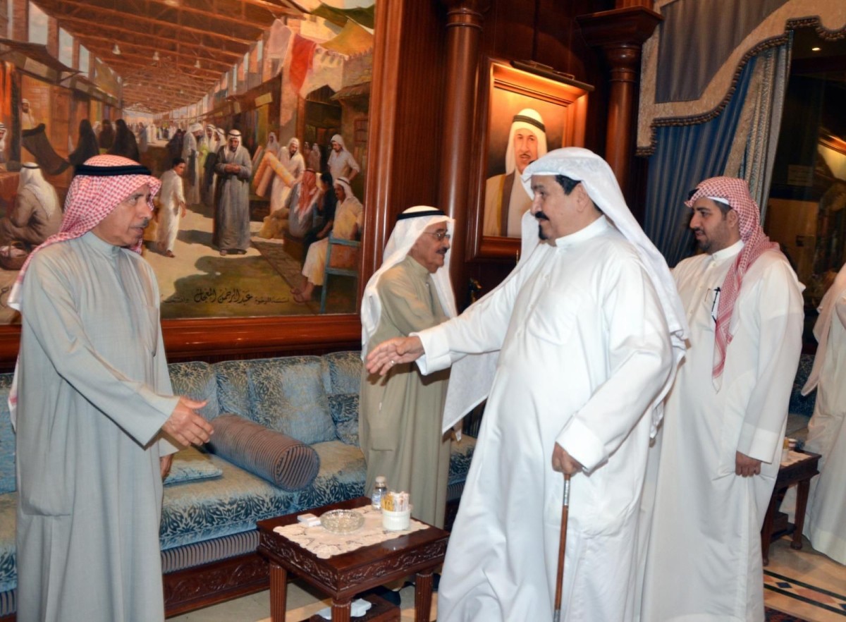 ديوان المعجل يستقبل المهنئين... عساكم من عواده