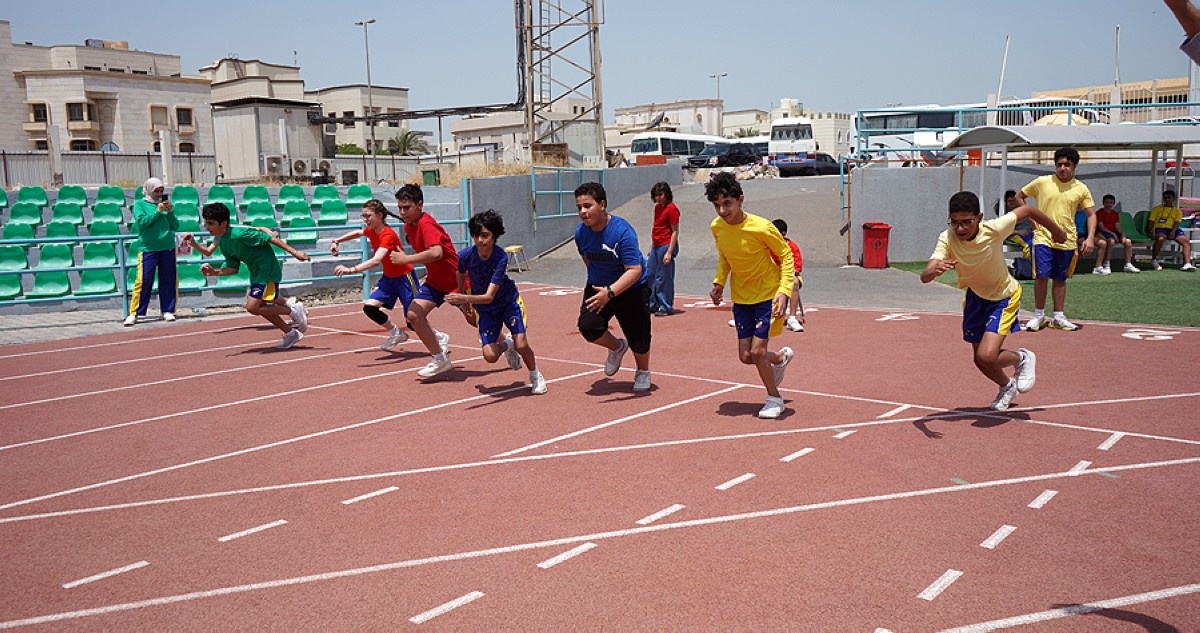 'الكويت الوطنية الإنكليزية '  تنظم يومها الرياضي السنوي
