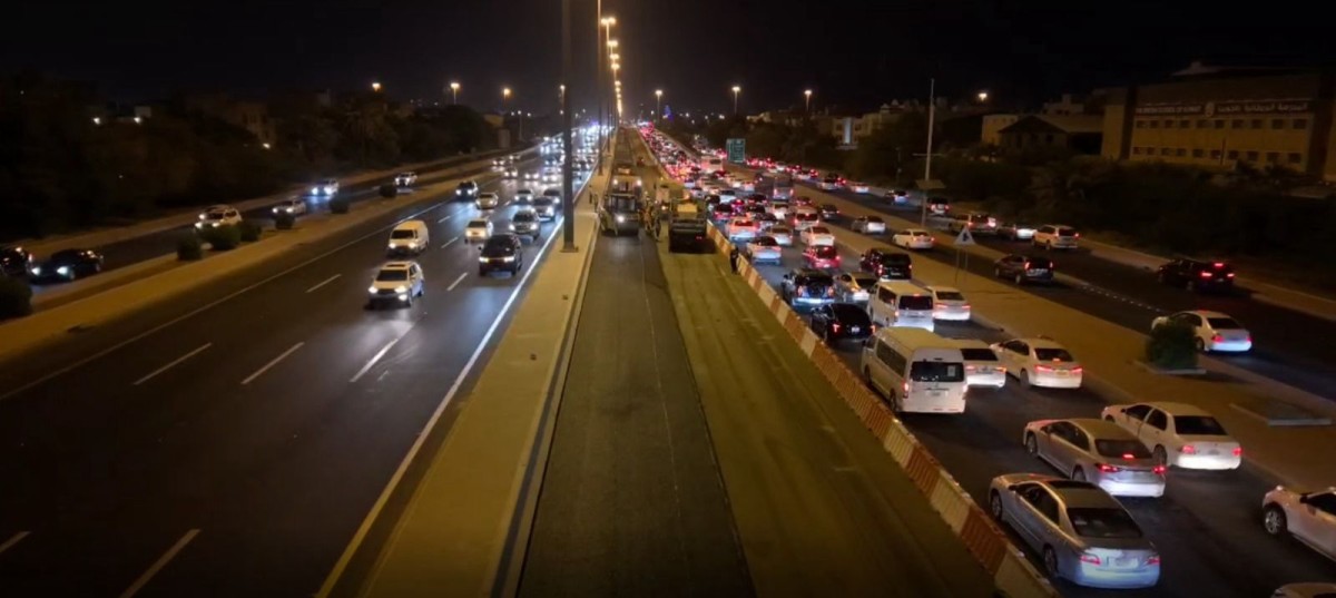وزارة الأشغال تبدأ أعمال الصيانة الجذرية لطريق الفحيحيل