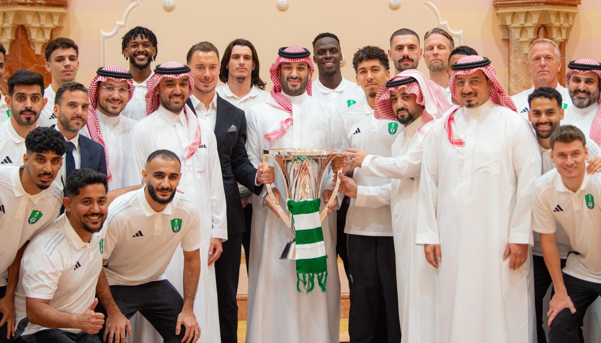 محمد بن سلمان استقبل أهلي جدة