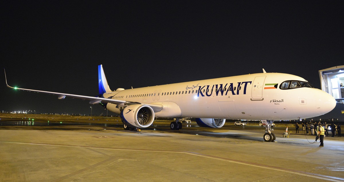 'الخطوط الكويتية' تستقبل أولى طائراتها الجديدة طراز 'A321new'