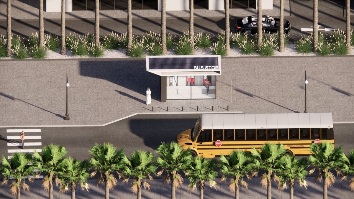 العبد الجادر يقترح تنظيم إنشاء وتصميم محطات انتظار حافلات آمنة وصديقة للبيئة