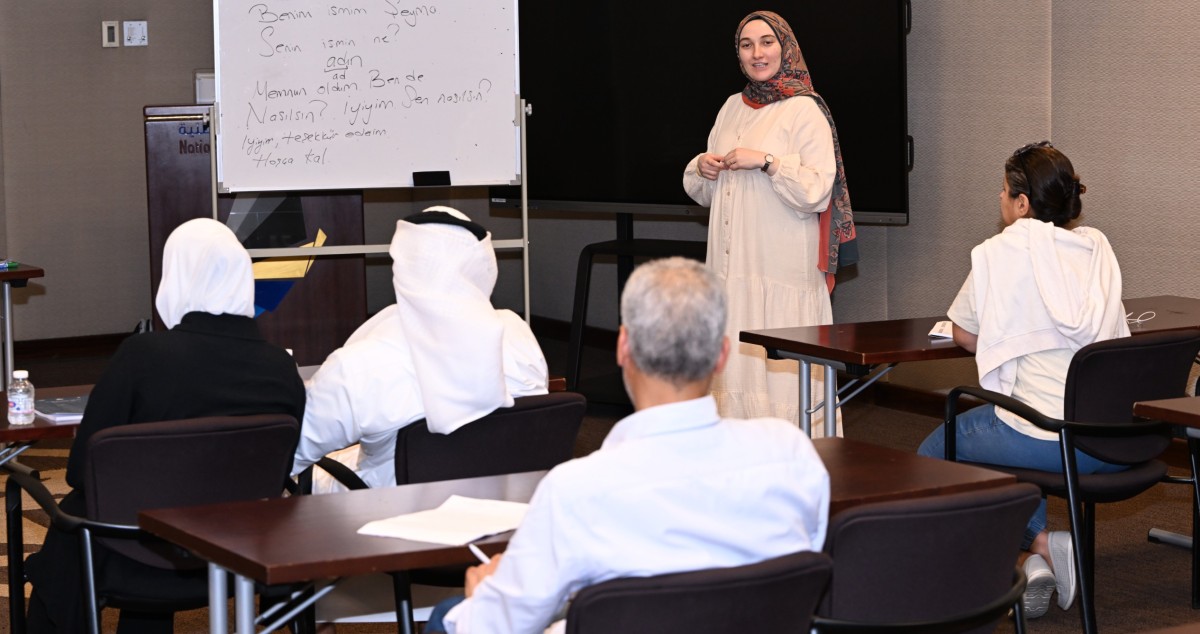 'المكتبة الوطنية' احتضنت ورشة تعليم اللغة التركية للمبتدئين