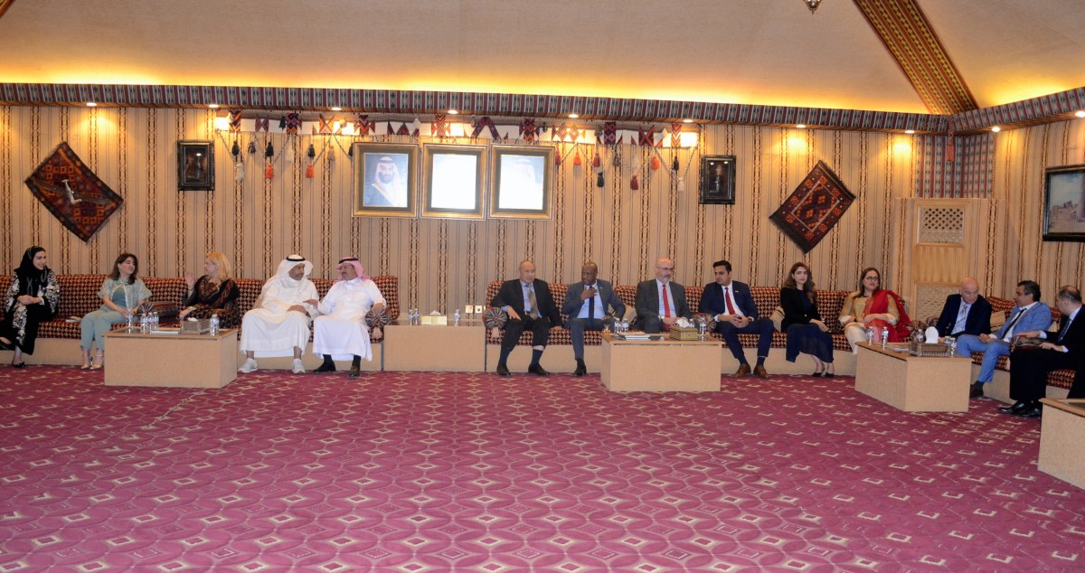 السفارة السعودية استقبلت  الديبلوماسيين المعتمدين في 'ديوانيتها'