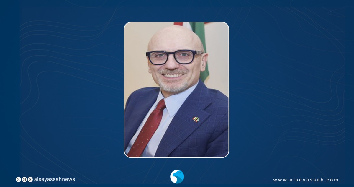 السفير الإيطالي: مستعدون للمساهمة في إعادة إعمار غزة