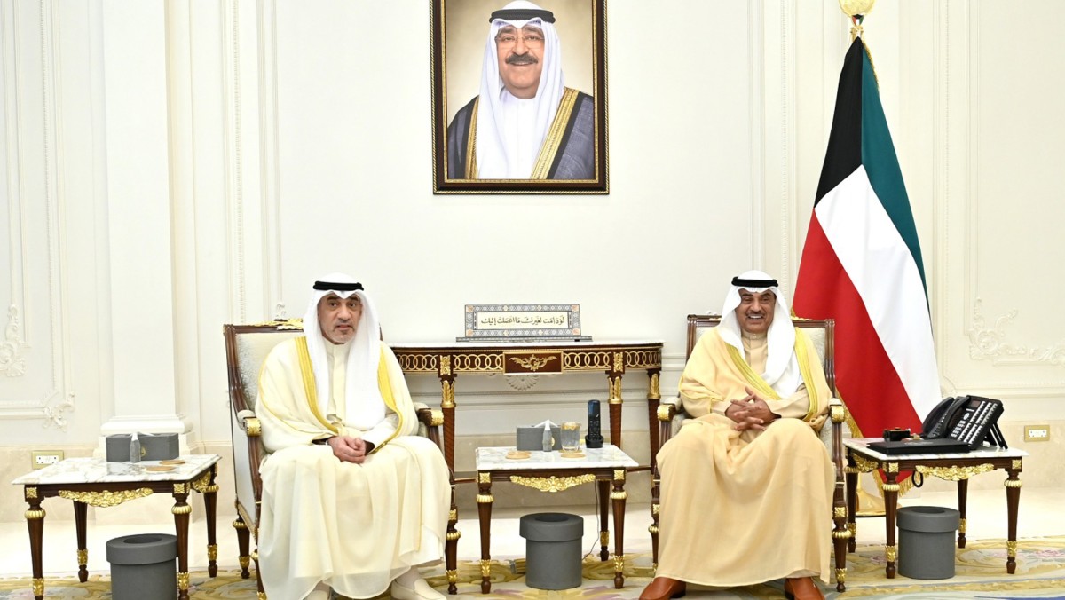 سمو ولي العهد يستقبل النائب الأول ووزراء الداخلية بدول مجلس التعاون