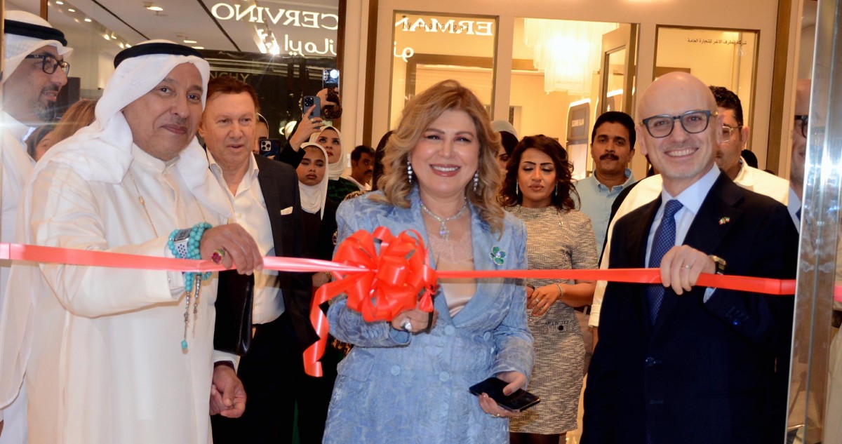 سفير إيطاليا ومبارك الفهد يفتتحان 'إرمانو شيرفينو' في الصالحية