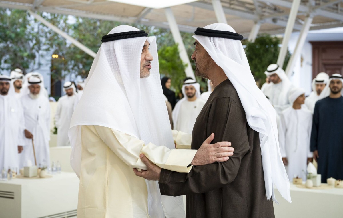 رئيس الإمارات بحث مع النائب الأول الروابط الأخوية وتطوير العمل المشترك