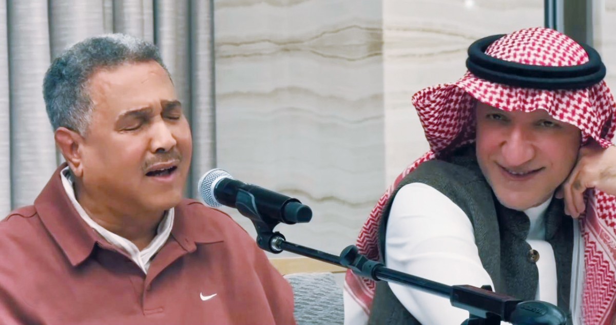 'جلسة فنان العرب' تجمع محمد عبده ورامي عبد الله في الرياض