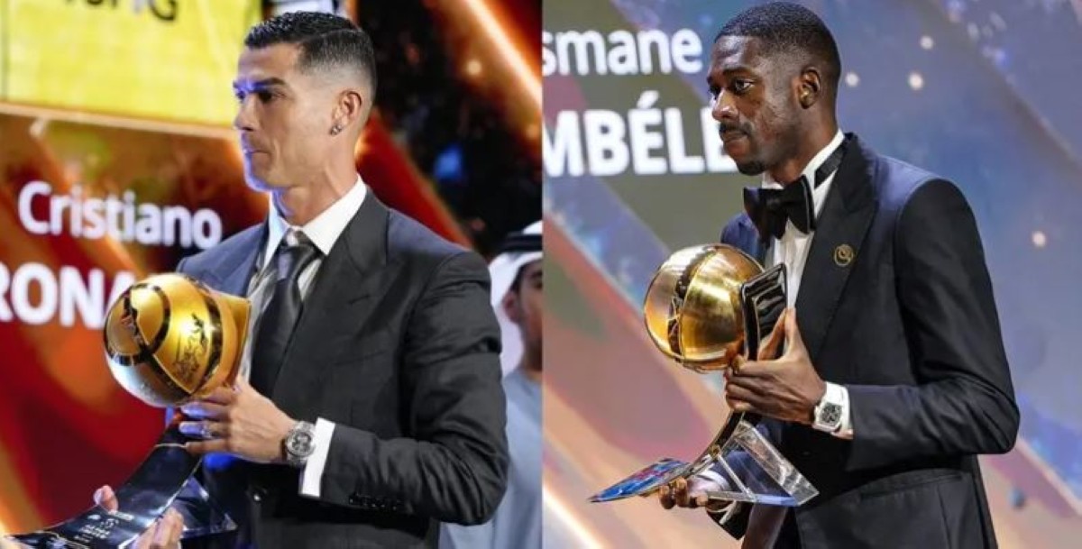 ديمبلي أفضل لاعب في العالم... ورونالدو الأفضل بالشرق الأوسط للمرة الثالثة