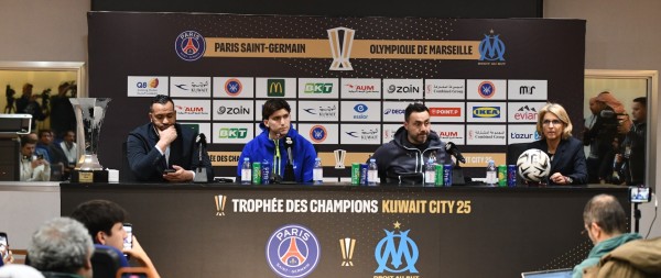 مدرب مارسيليا: المباراة مع سان جيرمان صعبة وفريقنا سيلعب للفوز بـ كأس السوبر الفرنسي. باليردي: مواجهة الغد أكبر اختبار لشخصية الفريق 