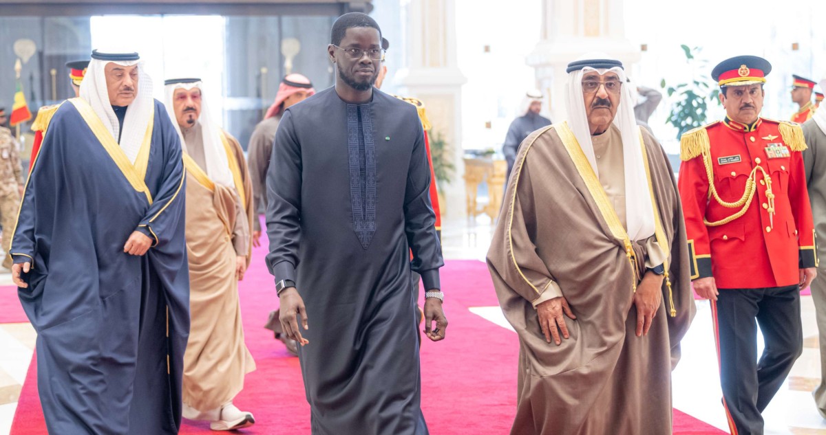 سمو الأمير يستقبل رئيس السنغال