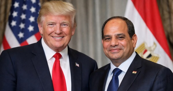 ترامب في رسالة إلى السيسي: مستعد لاستئناف الوساطة بين مصر وإثيوبيا لحل مسألة مياه النيل