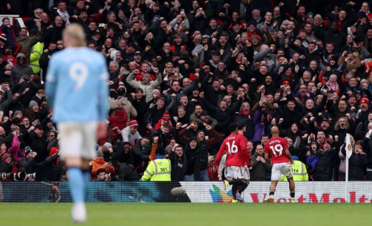 بنتيجة 2- 0: مانشستر يونايتد يُطيح بالسيتي في ديربي المدينة