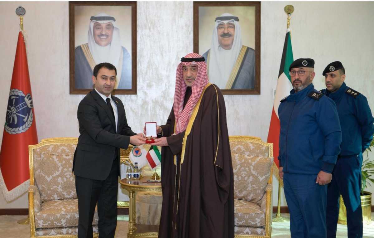 المنظمة الدولية للحماية المدنية تمنح اليوسف وسام الآمر الدولي