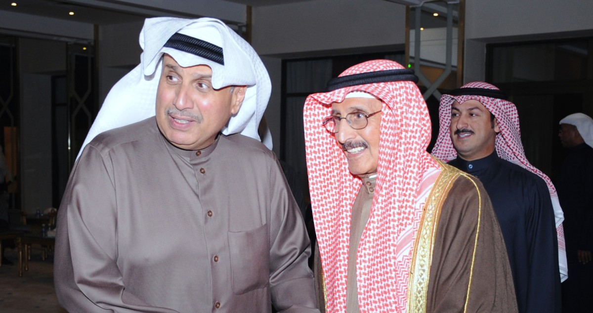 حمد جابر العلي يستقبل ضيوف ديوانه