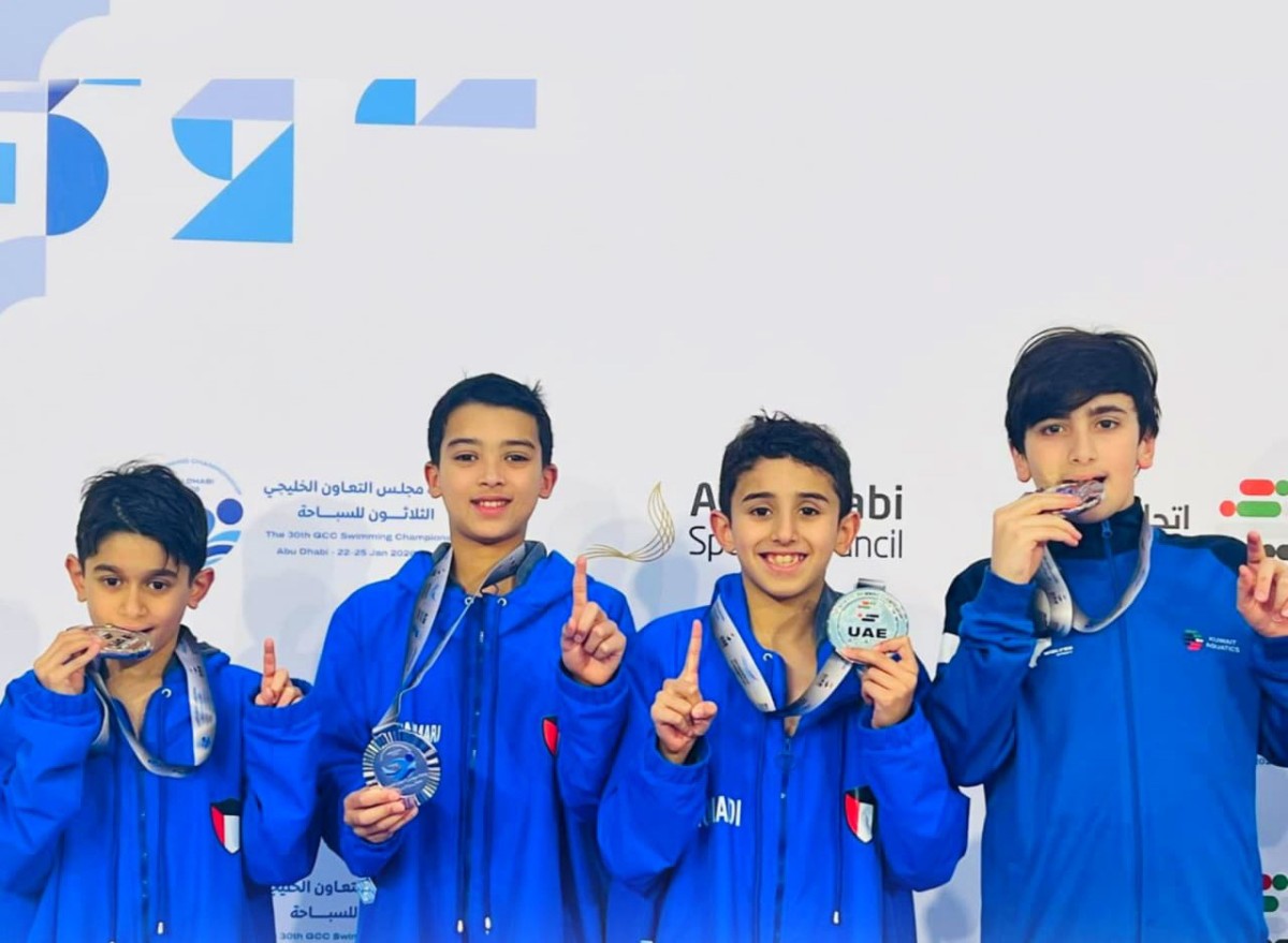 منتخب الكويت للسباحة يرفع رصيده إلى 45 ميدالية في البطولة الخليجية بالإمارات