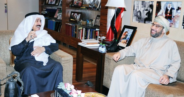 الجارالله يستقبل السفير العُماني ويتلقى اتصالات من حمد جابر العلي ومحمد الخالد وعبدالله السالم وفصيل الحمود... وأصدقاء 