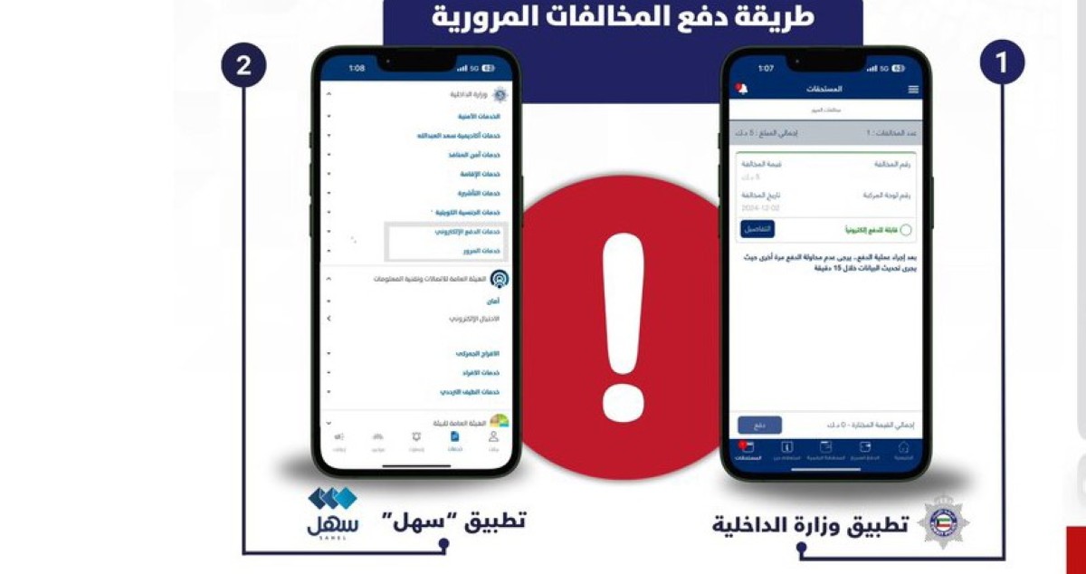 'الداخلية' تحذر من التعامل مع الرسائل الوهمية والمواقع مجهولة المصدر