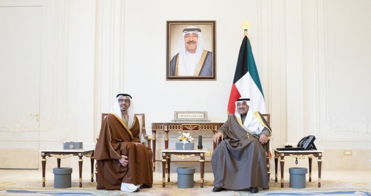 ولي العهد يستقبل نائب رئيس الوزراء وزير خارجية الإمارات