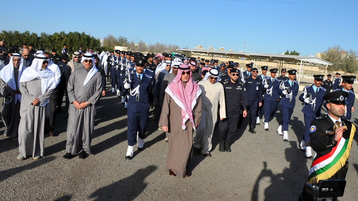 &rlm;الكويت تشيع شهيد الواجب خالد الشرف