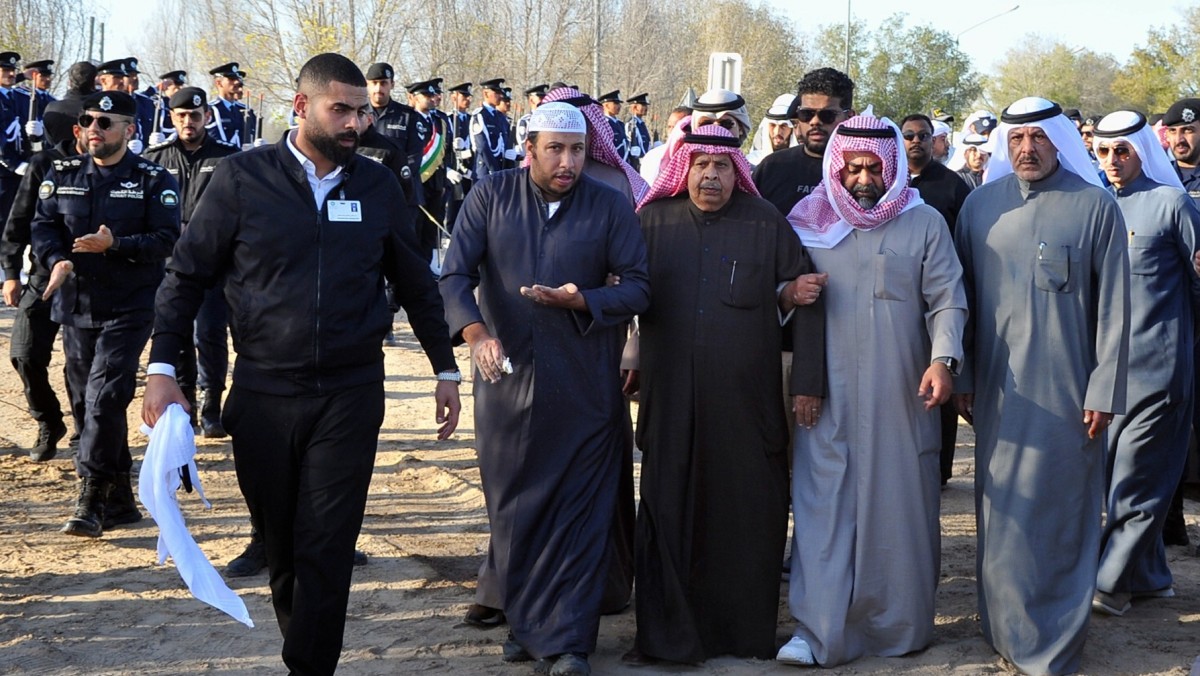 &rlm;الكويت تشيع شهيد الواجب خالد الشرف
