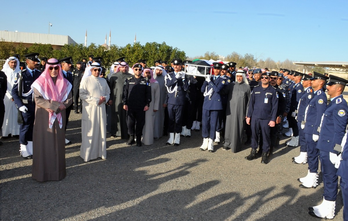 &rlm;الكويت تشيع شهيد الواجب خالد الشرف