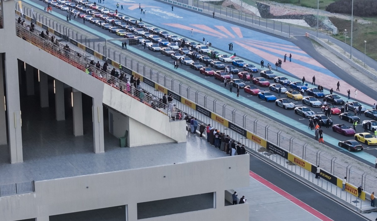 الاحتفال بالدورة الخامسة من مهرجان نادي بورشه الكويت