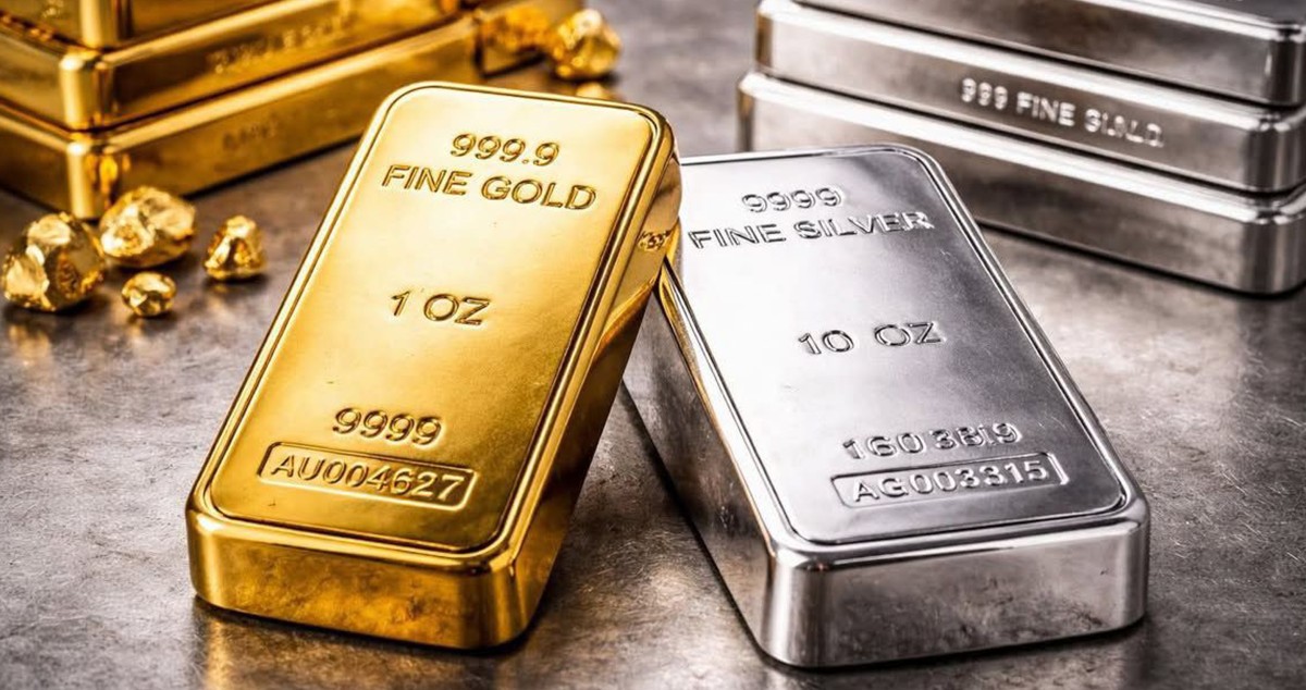 ارتفاع جديد لأسعار الذهب والفضة مع تراجع الدولار