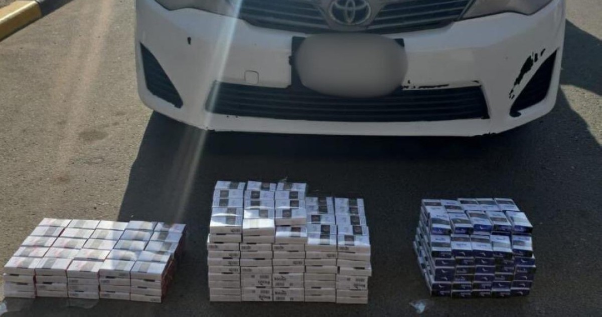 'الجمارك' تحبط 5 محاولات تهريب سجائر عبر منفذ النويصيب