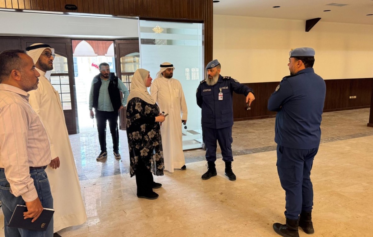 'الإطفاء' تفقدت المسجد الكبير استعداداً لشهر رمضان